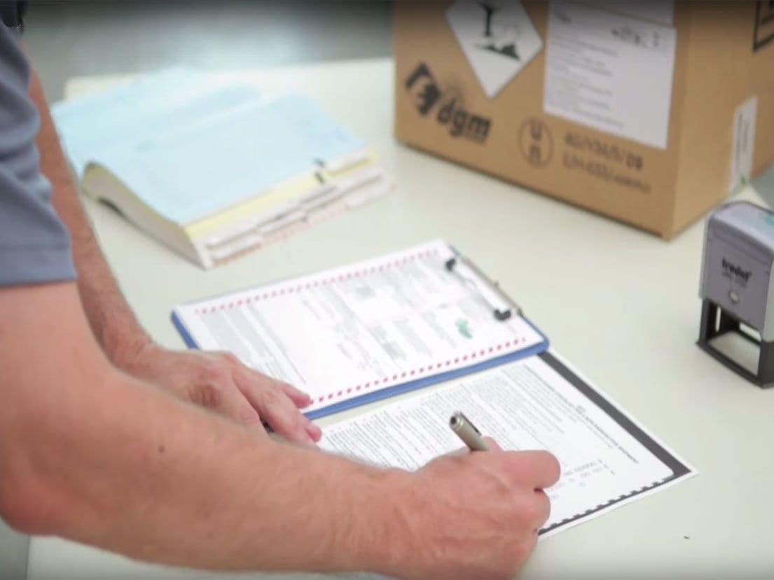 Dangerous goods trainer