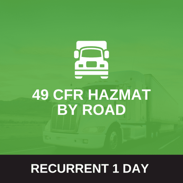 49 CFR Hazmat by Road - RECURRENT