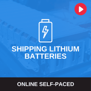 shipping lithium batteries - online self paced